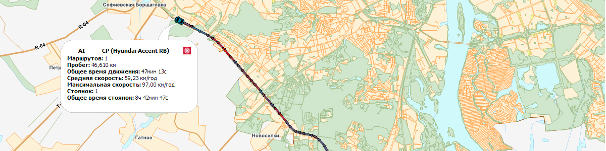 Система GPS мониторинга «Инспектор» получила новую основную карту